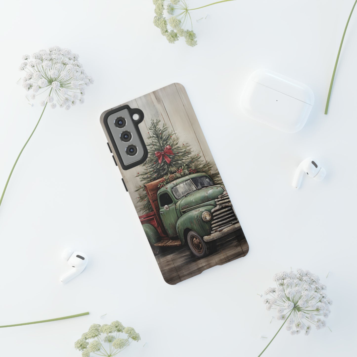 Christmas Pickup Truck Phone Case for iPhone