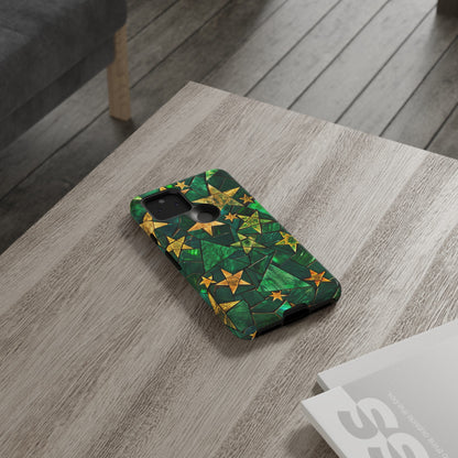 Green Celestial Stained Glass Mosaic Phone Case