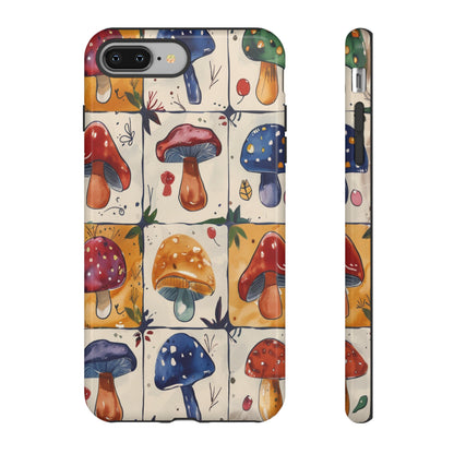 Trippy Magic Mushroom Toadstools Phone Case