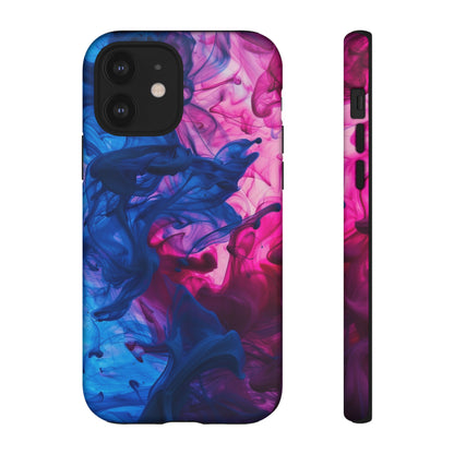 Magenta and Blue Color Explosion Phone Case