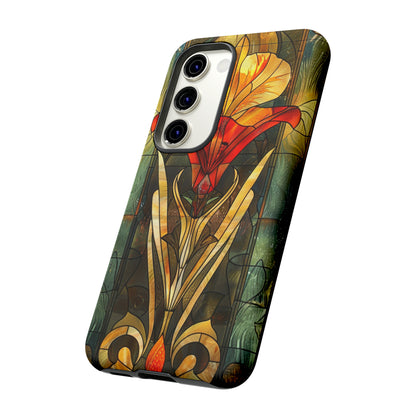 Art Deco Stained Glass floral Phone Case