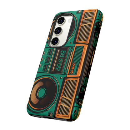 Boombox Hip Hop Music Explosion: Iconic Rhythm Case for iPhone XS Max, iPhone 15 Pro, iPhone XR, and More