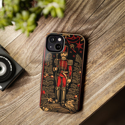 Guardian of Yuletides Past: Vintage Christmas Toy Soldier | Tough iPhone Case