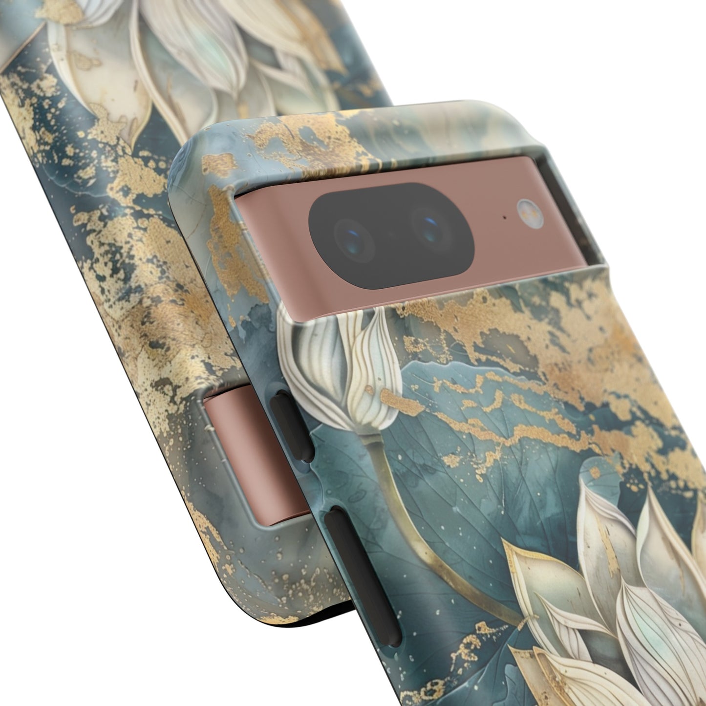 Zen Lotus Gold Floral Phone Case