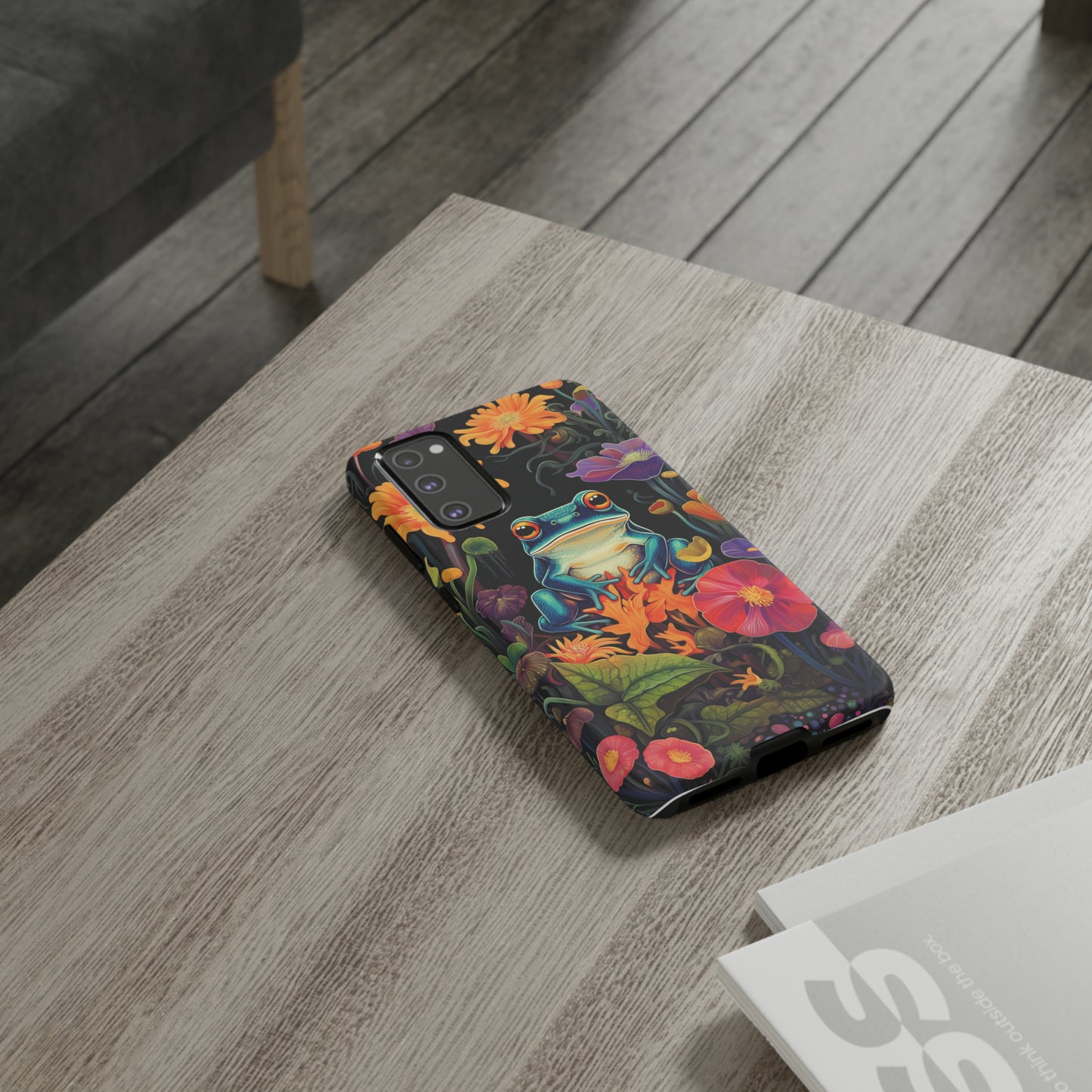 Floral Frogs Elegance Phone Case for Google Pixel, iPhone & Samsung Galaxy