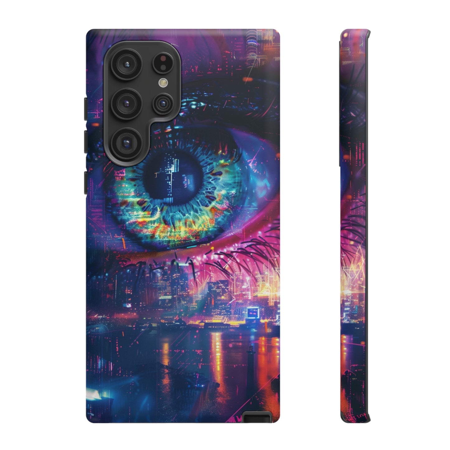 Eye of the Beholder Cyberpunk Art Phone Case