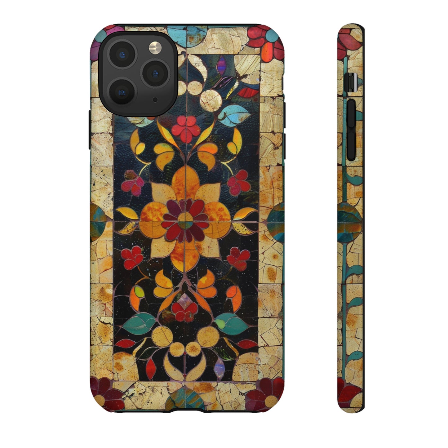 Azulejo Porcelain Vintage Tile Mediterranean Design Phone Case