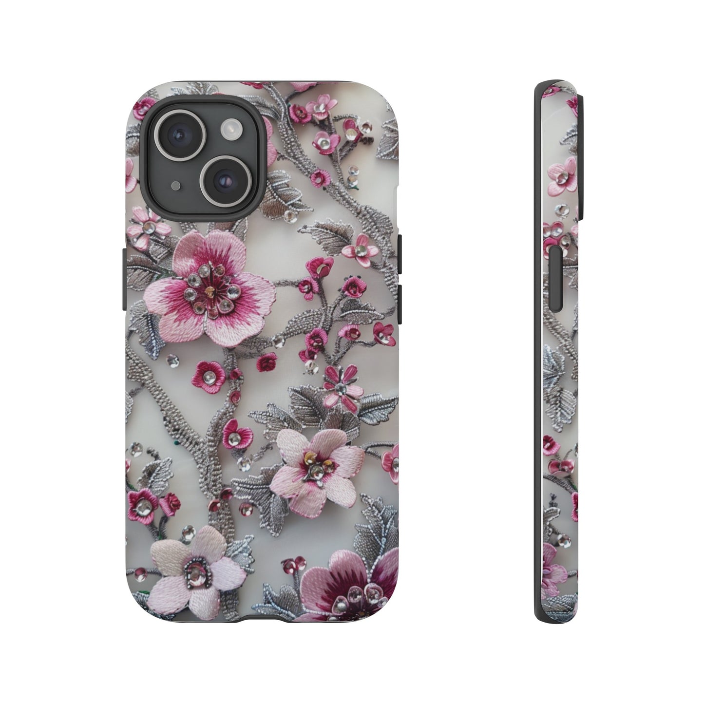 Coquette Aesthetic Floral Art iPhone 12 Case