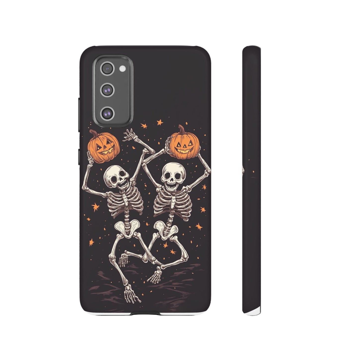 Dancing Skeletons with Jack-o'-Lanterns Phone Cover