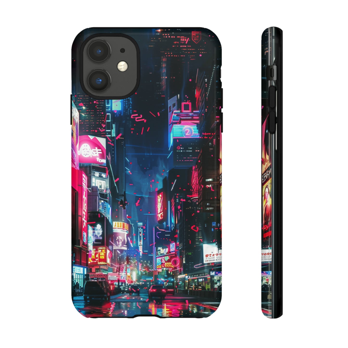 Cyberpunk Tokyo Cityscape Phone Case