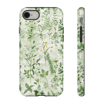 Floral Sage Green Wildflower Phone Case