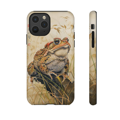 Toad on a Branch Japanese Style Art Painting Phone Case