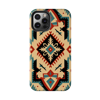 Native American Santa Fe Style Abstract iPhone Case