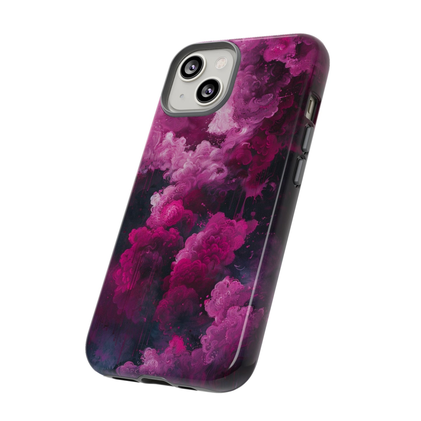 Magenta and Blue Color Explosion Phone Case