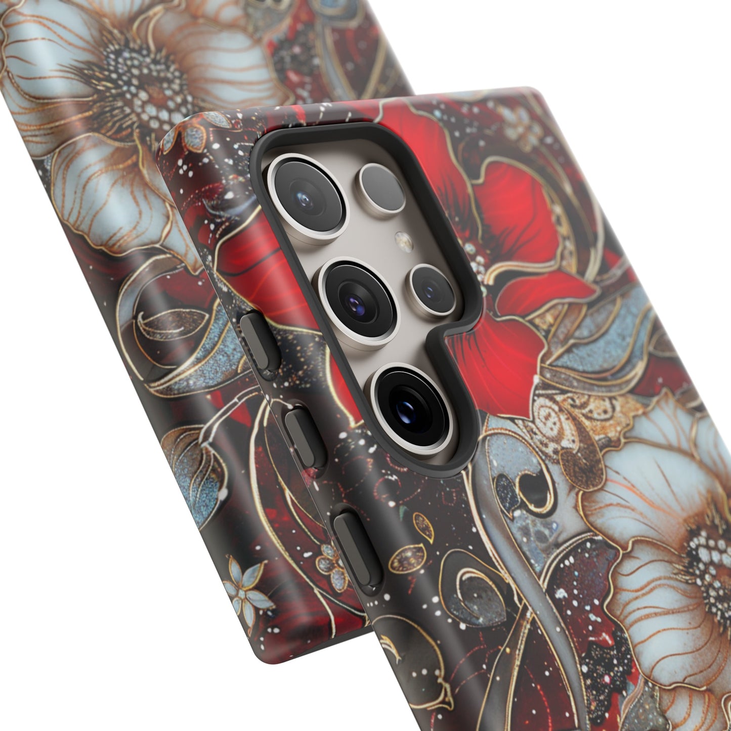 Stained Glass Floral Paisley Explosion Phone Case