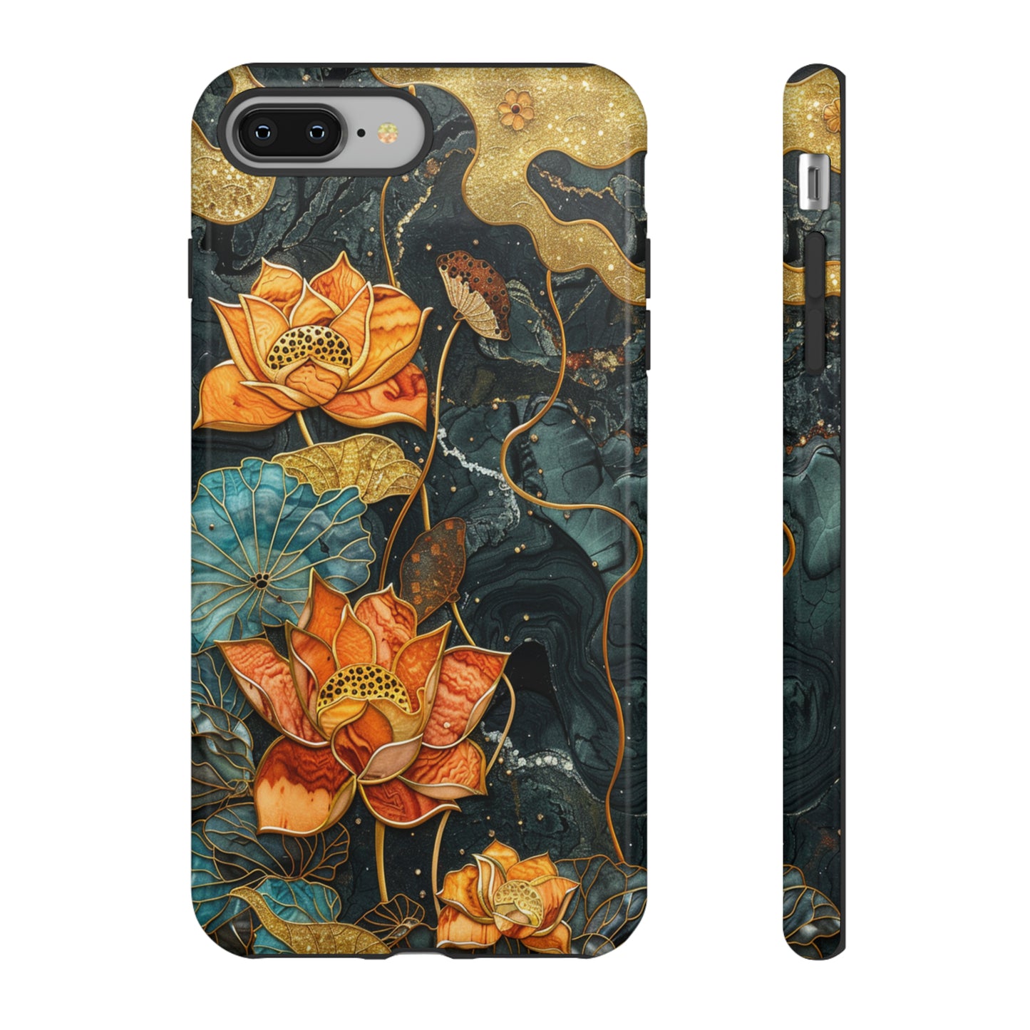 Intricate Floral Scroll Work iPhone Case