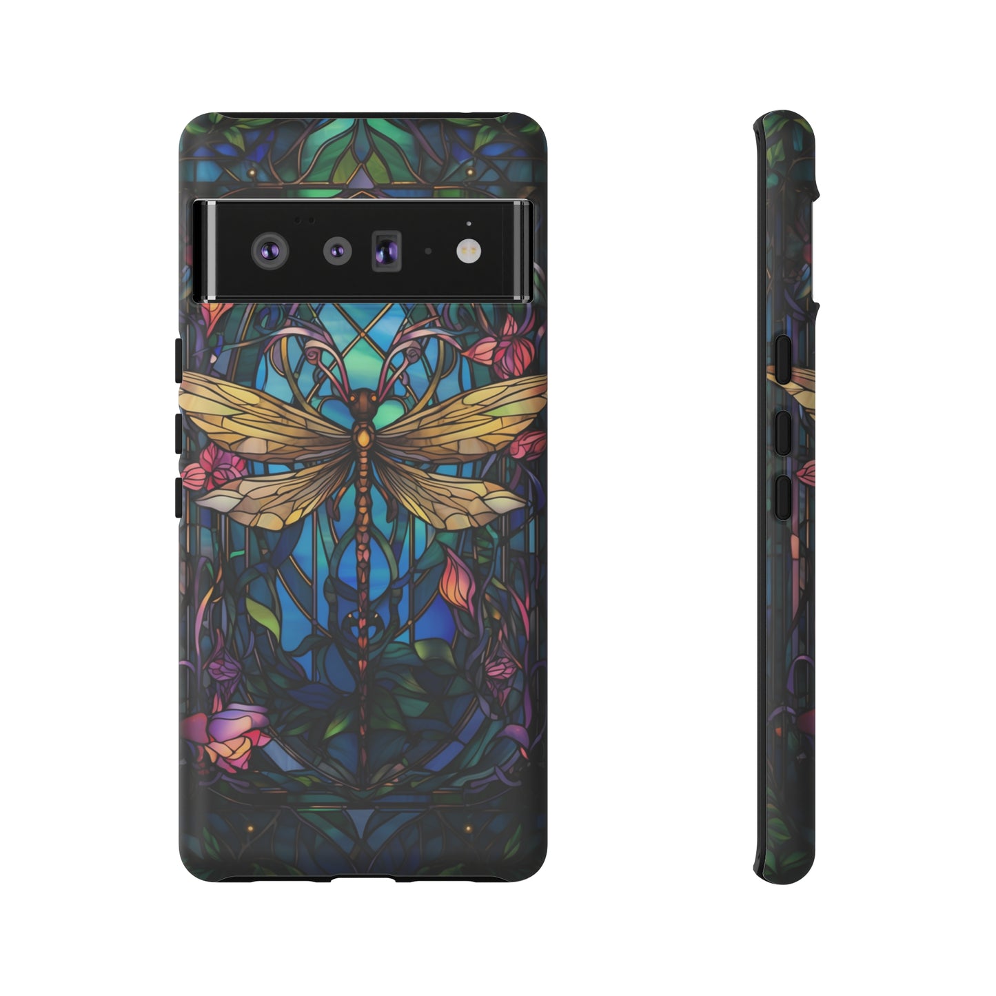 Art Nouveau Dragonfly - A Timeless Symbol of Elegance for Google Pixel, iPhone, and Samsung Cases