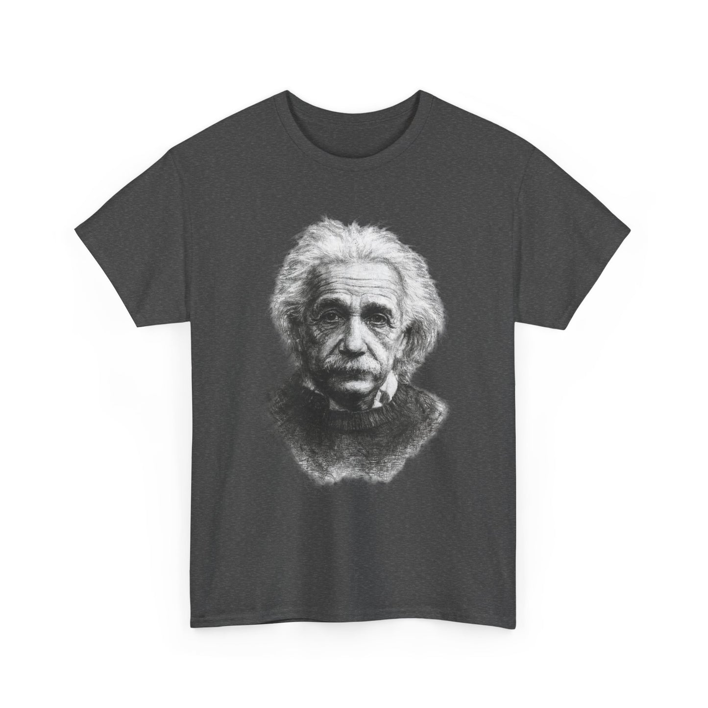 Albert Einstein Genius Physicist Retro Art T Shirt Iconic Science Graphic Tee