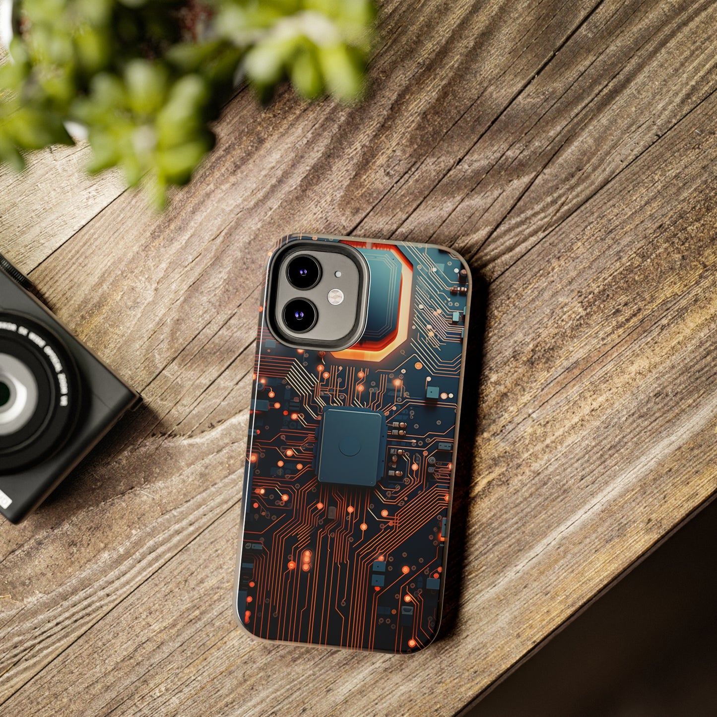 Neon Nexus: Cyberpunk Circuit Board | Futuristic Tech-Inspired iPhone Case