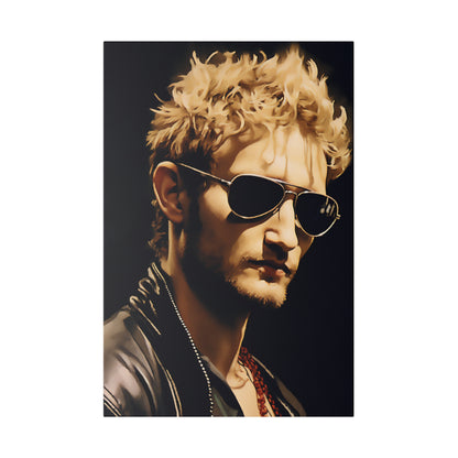 Layne Staley of Alice in Chains Pop Art | Stretched Canvas Print