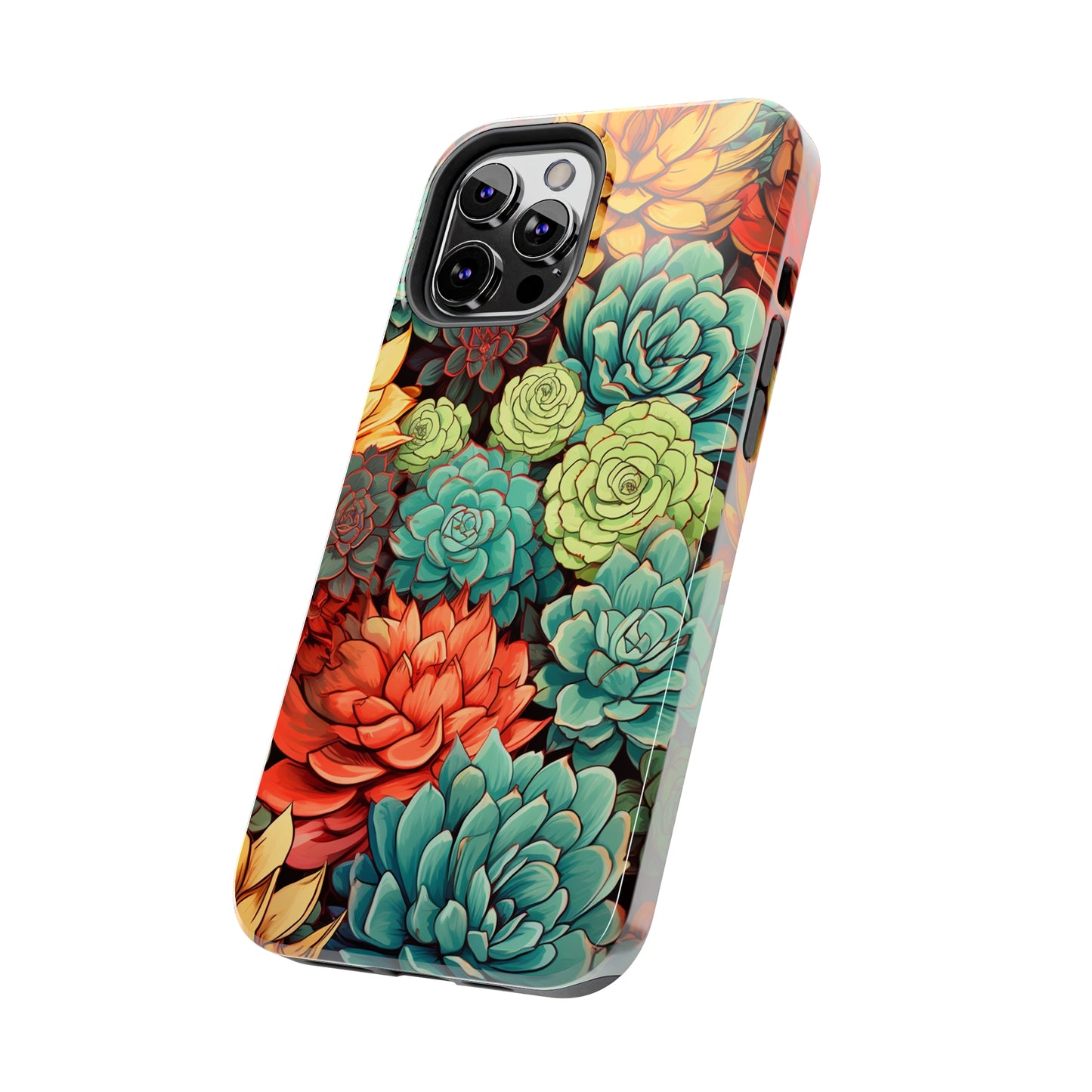 Succulent Desert Cactus Floral iPhone Case | Embrace the Beauty of Arid Elegance