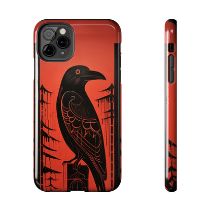 Mystic Totem: Northwest Native American Tribal Raven | Cultural Heritage iPhone Case