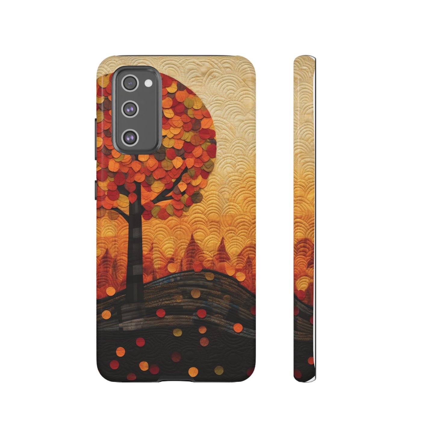 Autumn iPhone Case, Forest Embroidered Style Phone Case