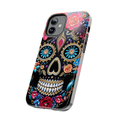 Sugar Skull iPhone Case | Celebrate Dia de los Muertos with Vibrant Elegance