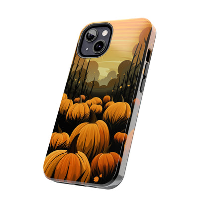 Halloween Fall Pumpkins iPhone Case | Embrace the Spooky Autumn Vibes