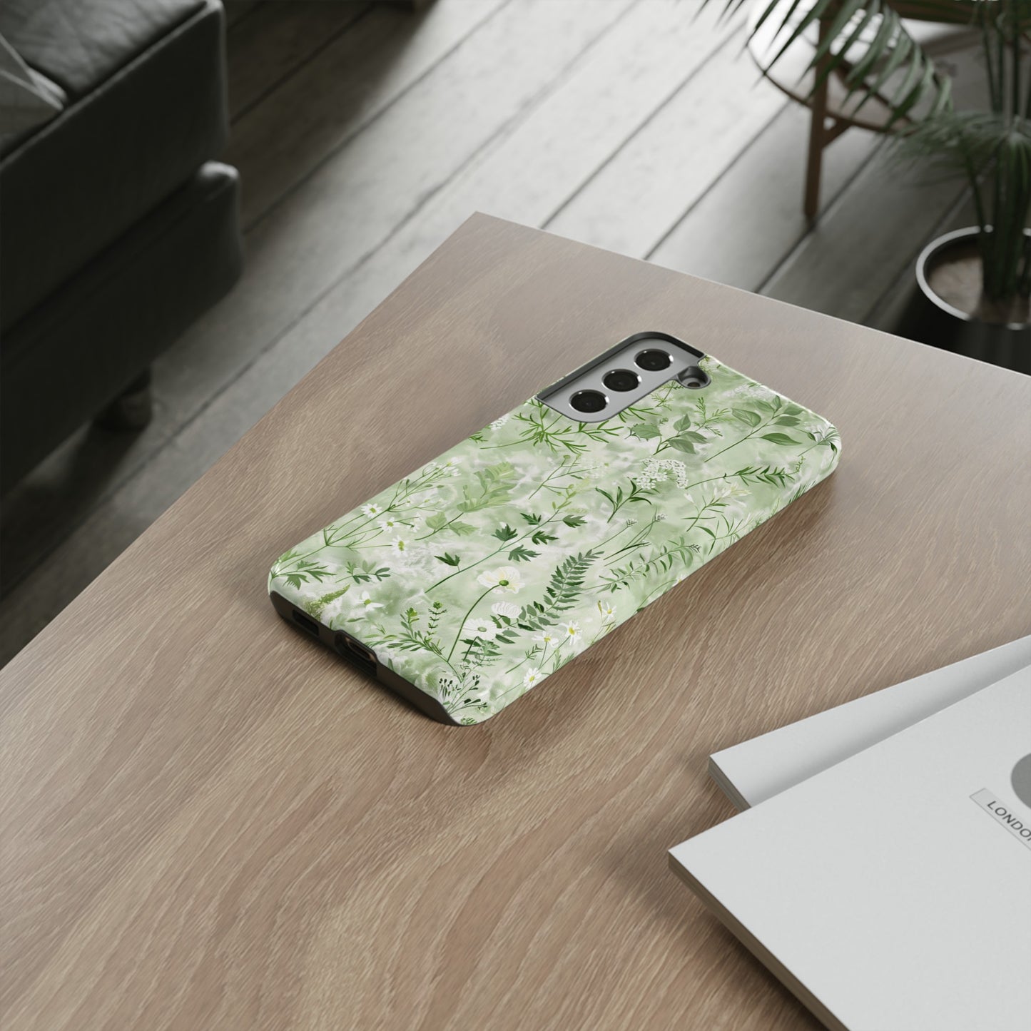 Floral Sage Green Wildflower Phone Case