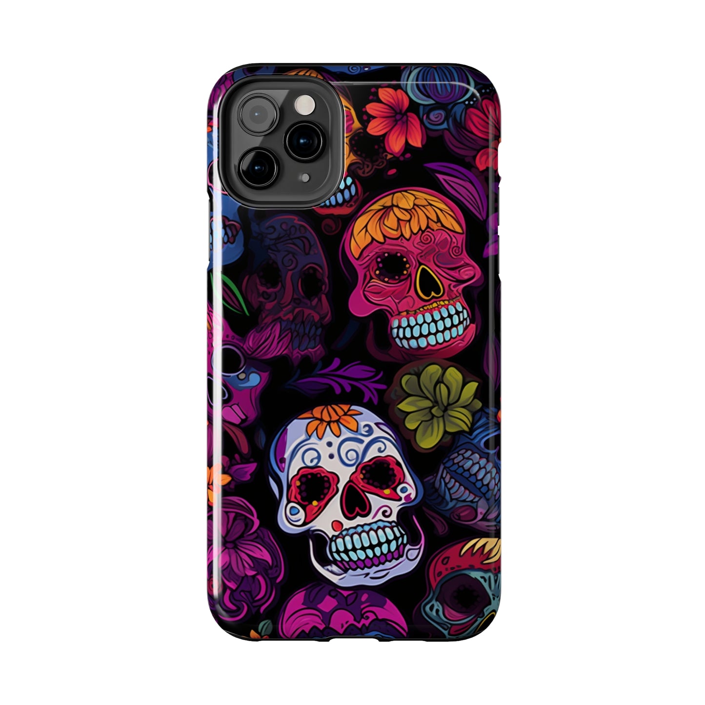 Sugar Skull iPhone Case | Day of the Dead Inspired Design for Halloween