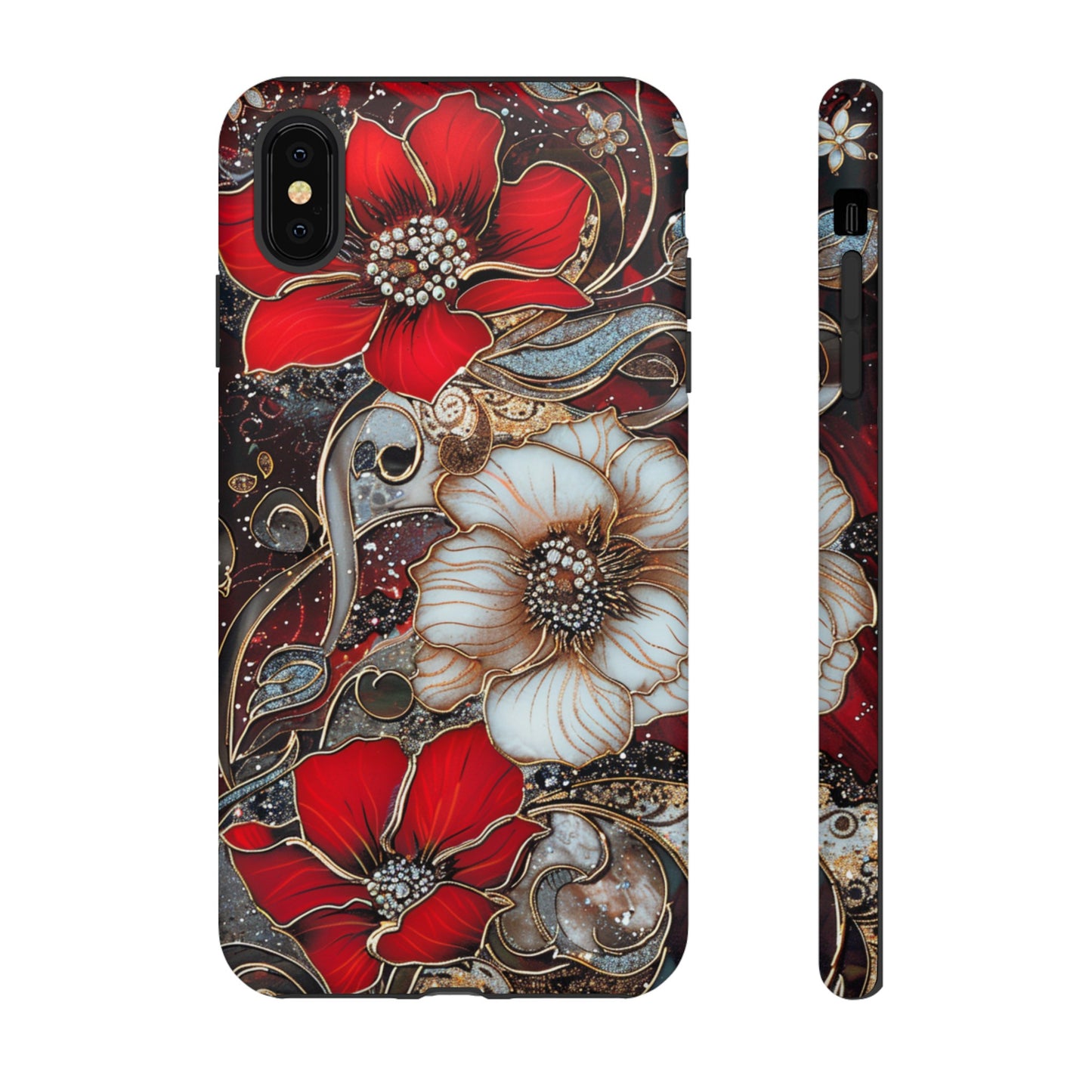 Stained Glass Floral Paisley Explosion Phone Case