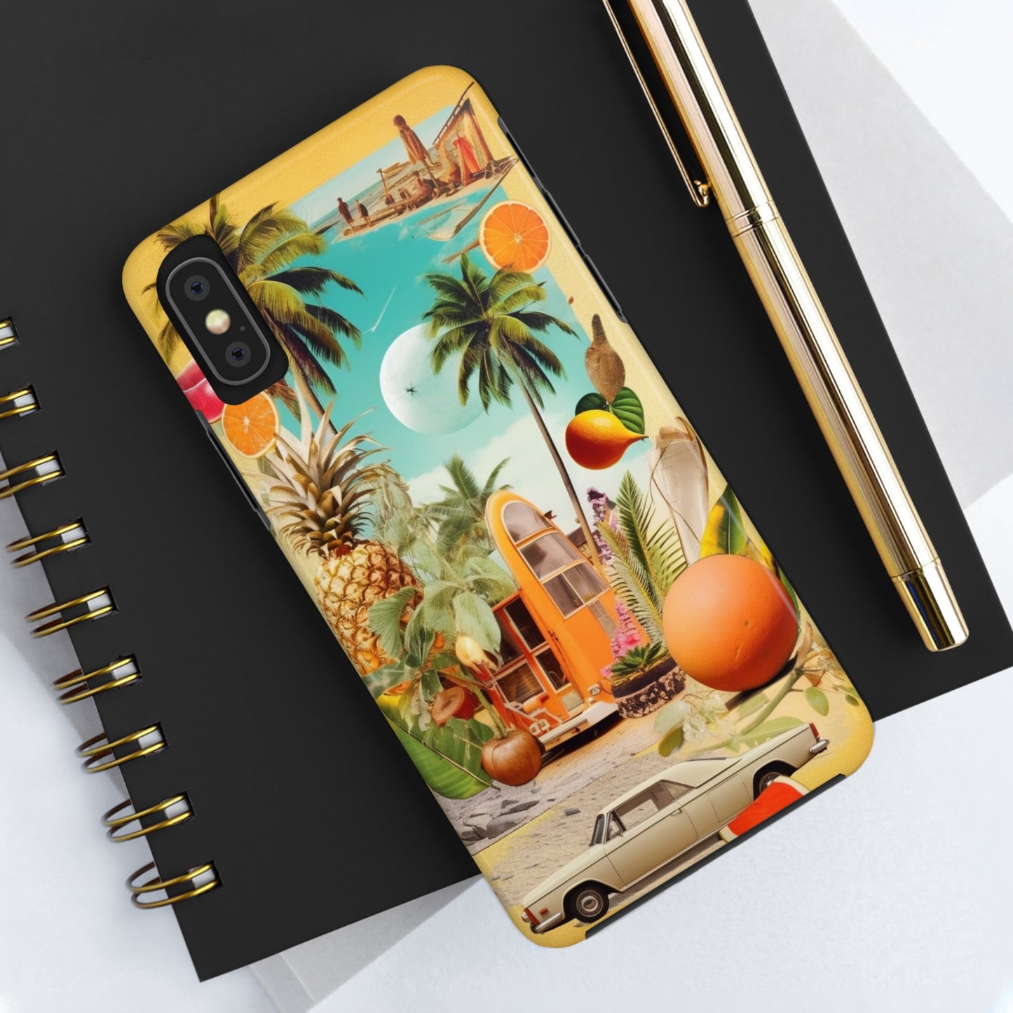 Summer Vibrations iPhone Tough Case | Embrace the Energetic Spirit of Summer with Reliable Protection