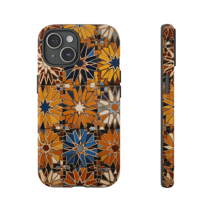 Moroccan tile art phone case for iPhone 15