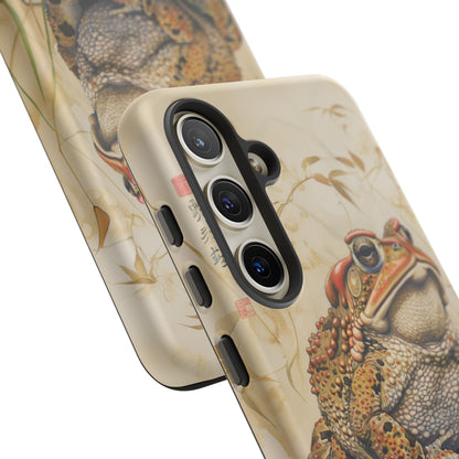 Toad on a Branch Japanese Style Art Painting Phone Case