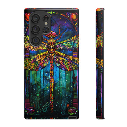 Art Deco Stained Glass Dragonfly Phone Cover