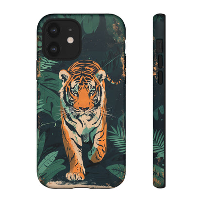 Retro Jungle Tiger Phone Case