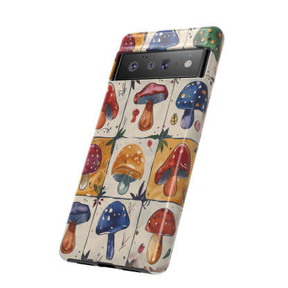 Trippy Magic Mushroom Toadstools Phone Case