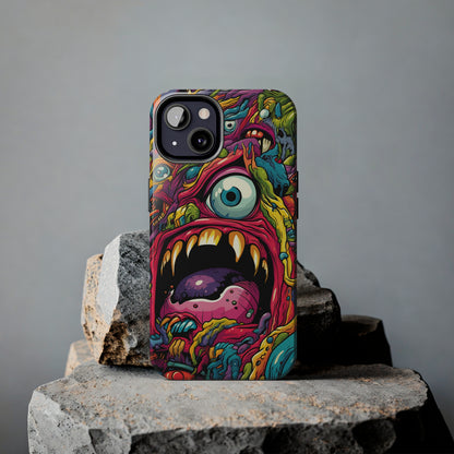 Psychedelic Dive: Monsters in the Mind & Mysteries Under the Bed | iPhone Tough Case