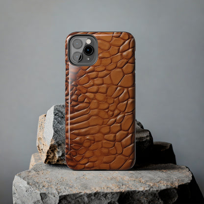 Faux Alligator Skin Textured look and style iPhone Case