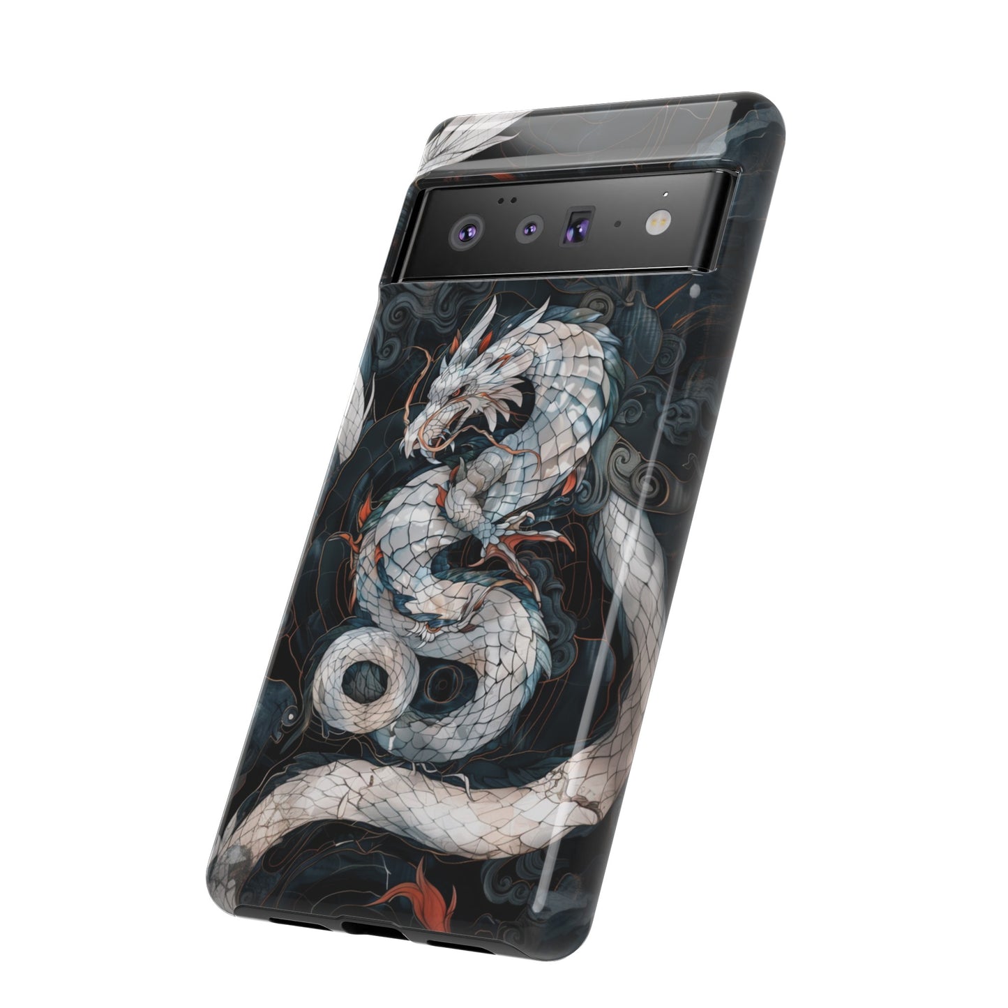 Year of the Dragon Stained Glass Illusion Phone Case