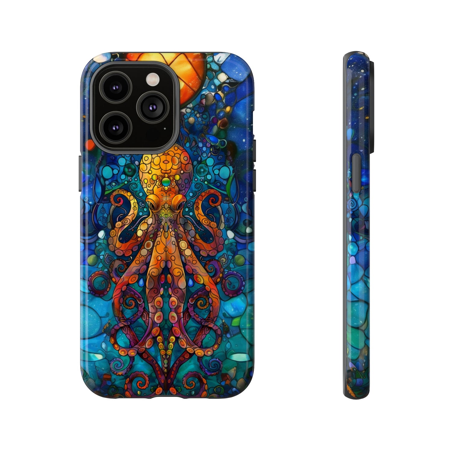 Octopus Stained Glass Undersea Magic Phone Case