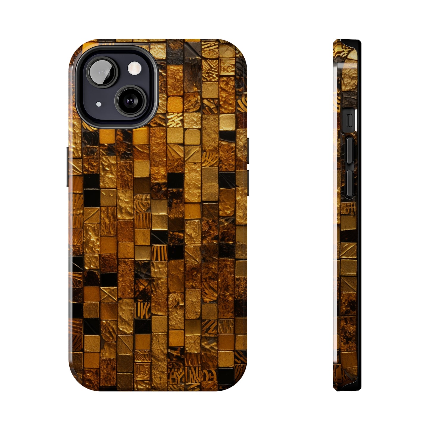 Golden Tile iPhone Case | Add Glamour and Elegance to Your Device