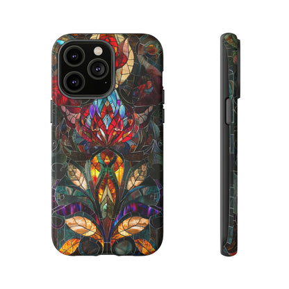 Art Deco Stained Glass floral Phone Case