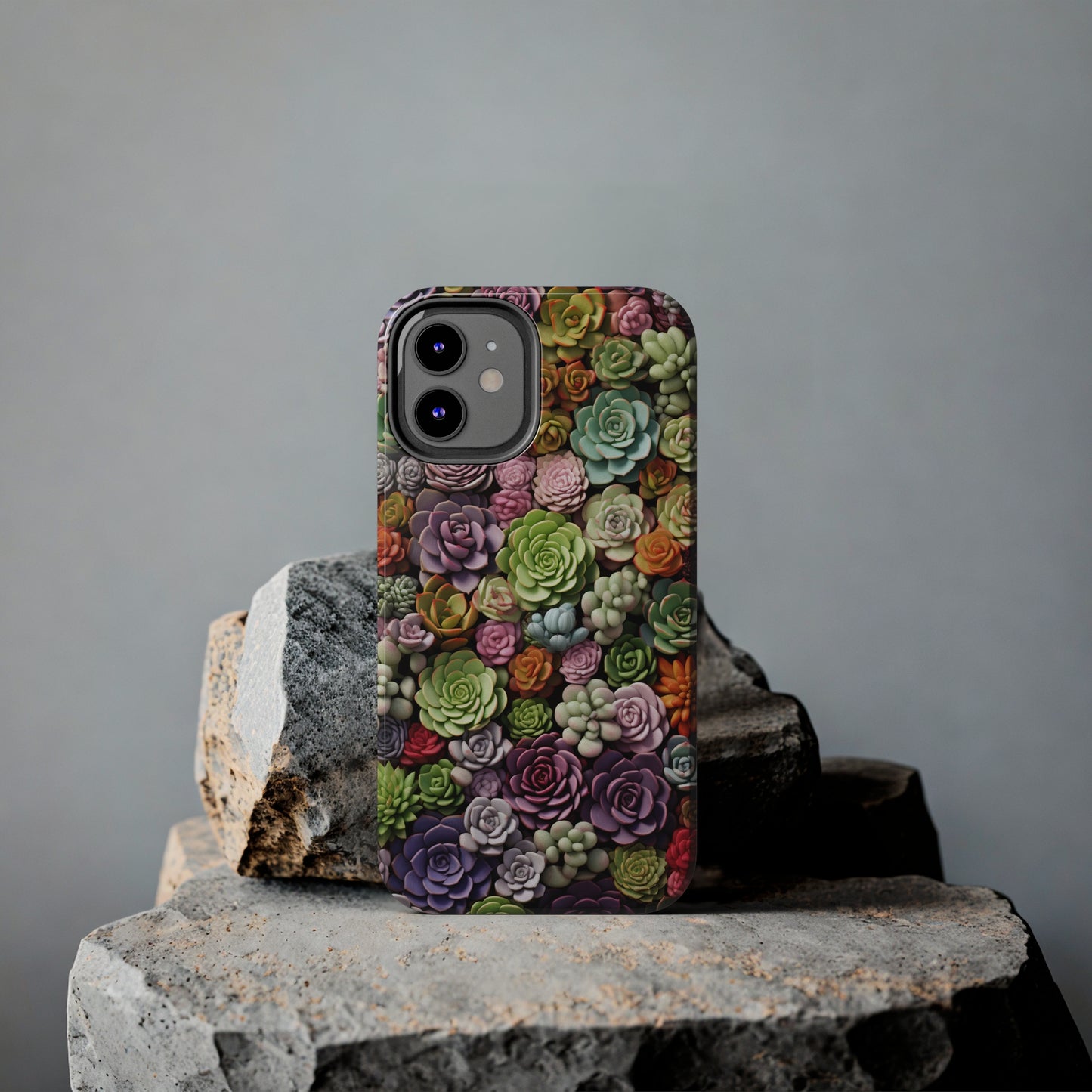 Succulent Desert Cactus Floral iPhone Case | Embrace the Beauty of Arid Elegance