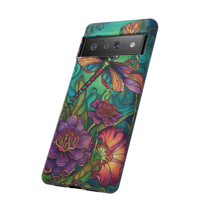 Art Nouveau Dragonfly - A Timeless Symbol of Elegance for Google Pixel, iPhone, and Samsung Cases