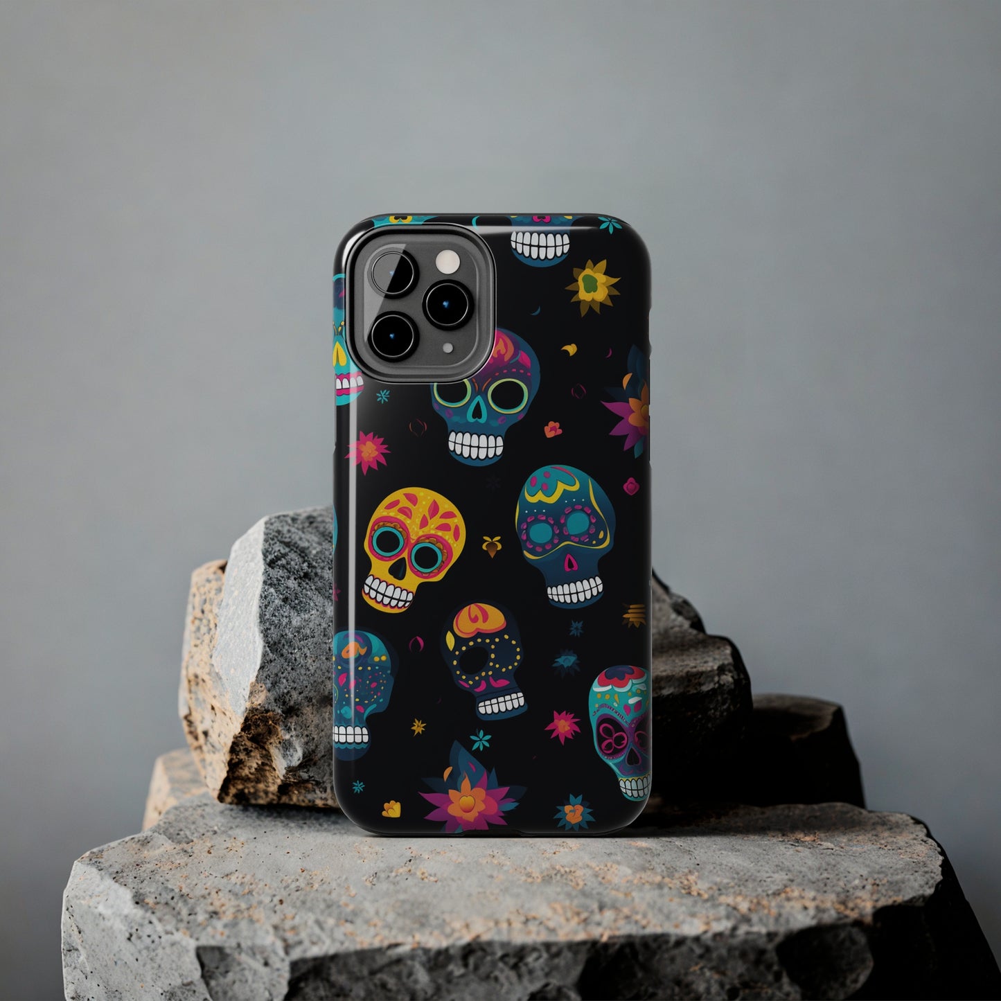 Sugar Skull iPhone Case | Day of the Dead Elegance for Apple iPhone Models