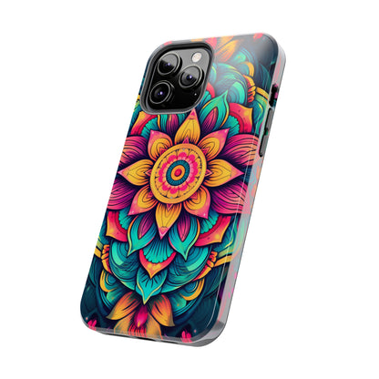 Cosmic Harmony: Rainbow Mandala | Spiritual Symmetry iPhone Case