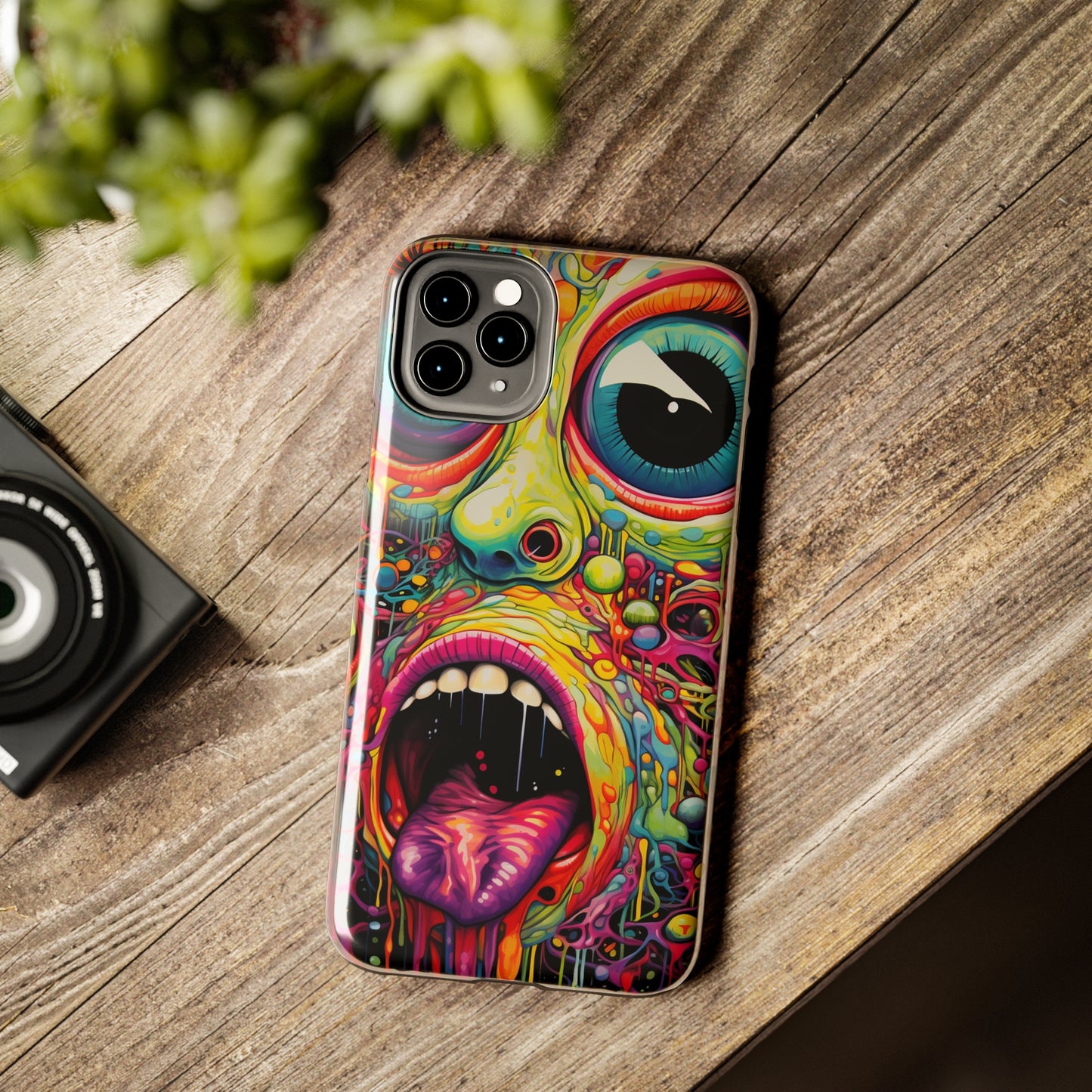 Trippy Hippie Acid Drop: Vibrant Swirls & Dazzling Colors | Tough iPhone Case