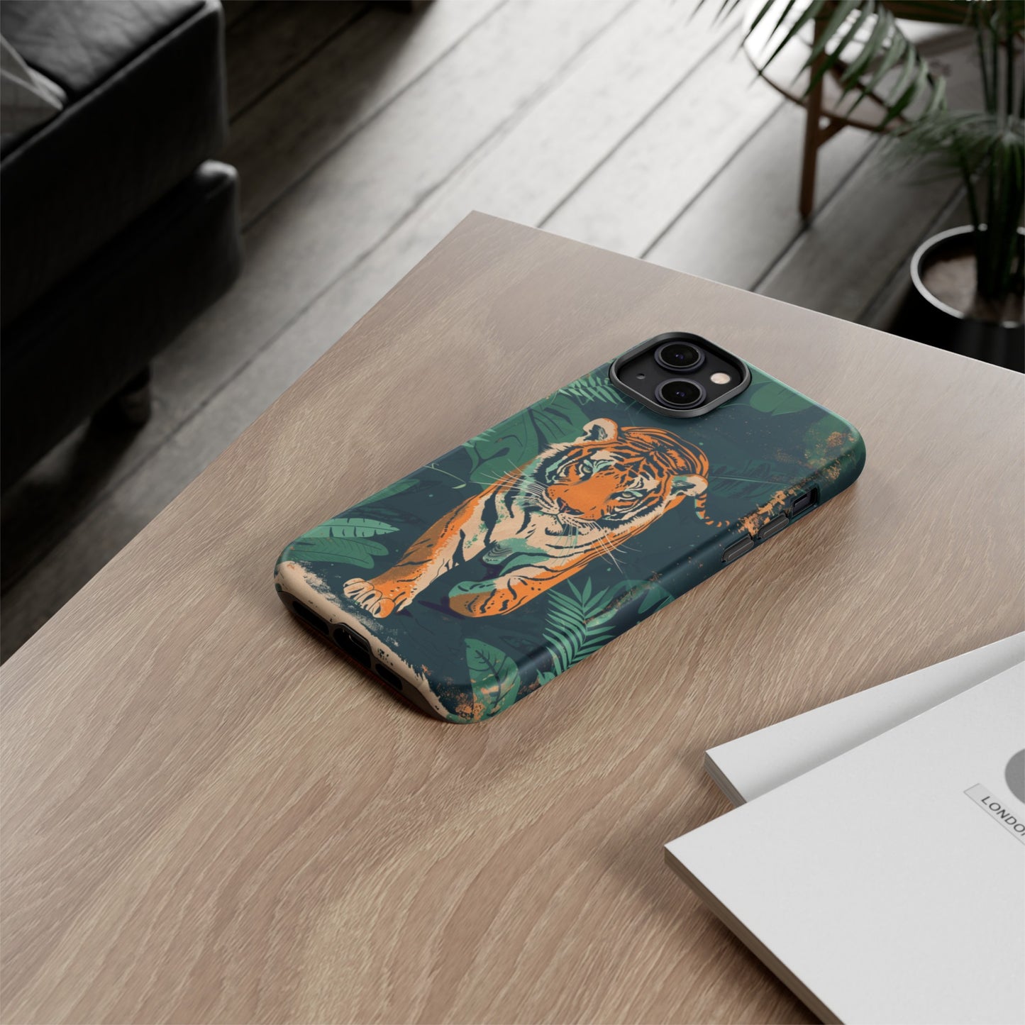 Retro Jungle Tiger Phone Case